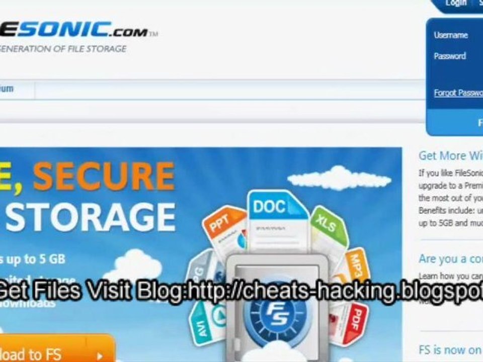 Fileserve Filesonic Rapidshare Wupload Premium Account Generator Jan 2012 Update