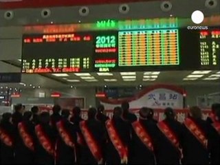 China's Spring Festival holiday rush starts