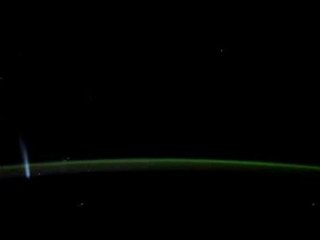 Comet Lovejoy as seen from the ISS set to Jerry Goldsmith s Space Station cue from Total Recall