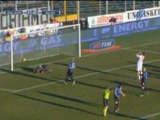 Atalanta 0-2 Milan, giornata 17