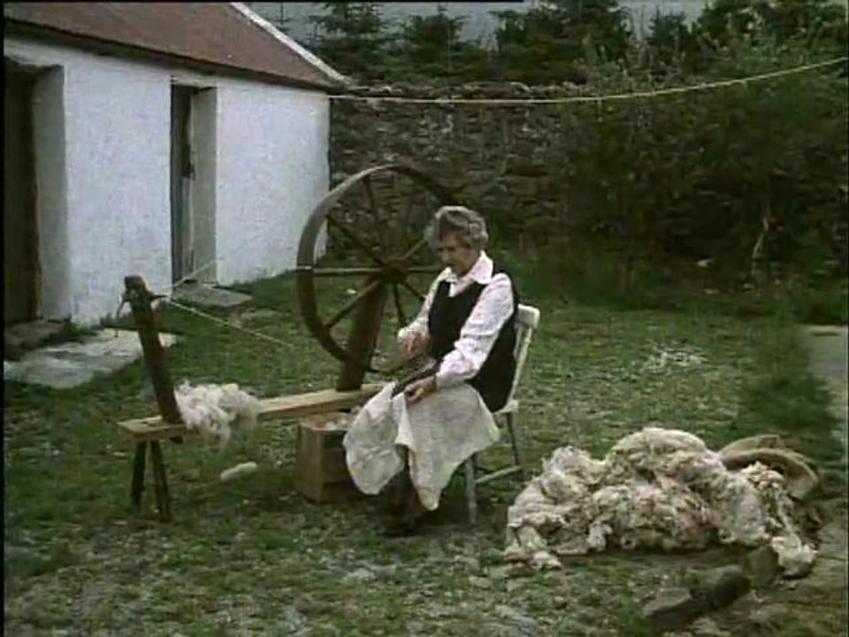 Disk 1 - Dying Wool and Spinning Wheel hands from rte tv ireland