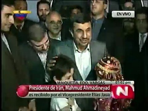 Presidente iraní llegó a Venezuela para revisar convenios de cooperación bilateral