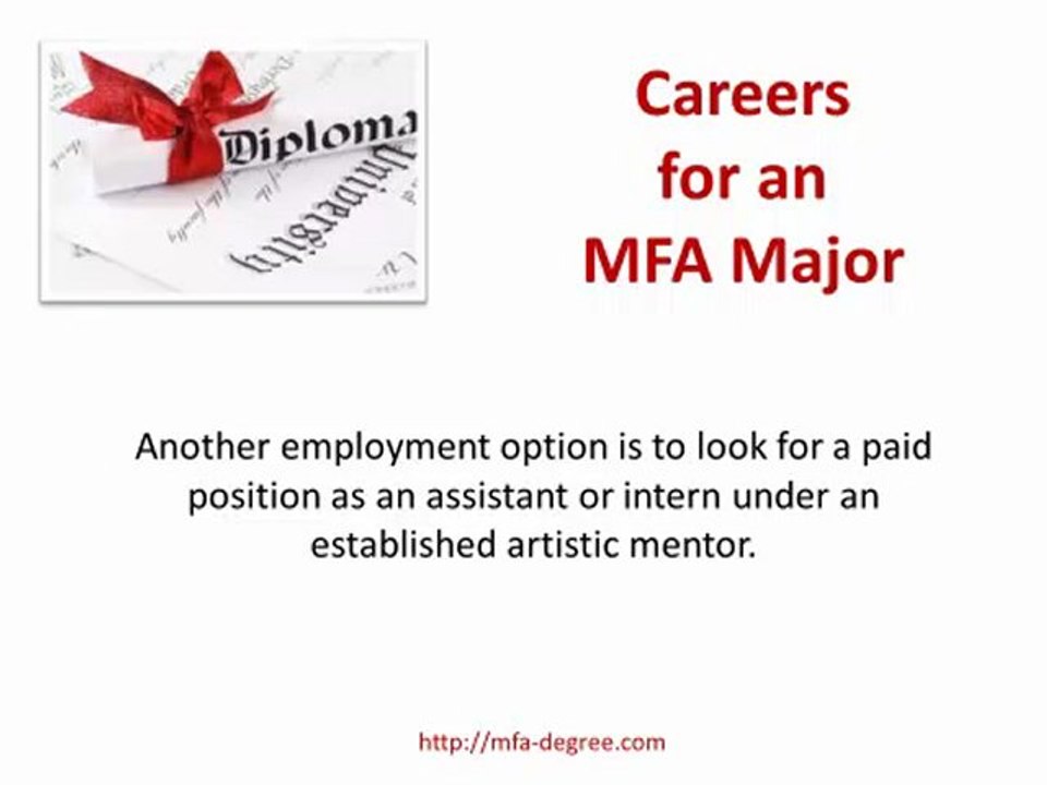 MFA Degree Careers