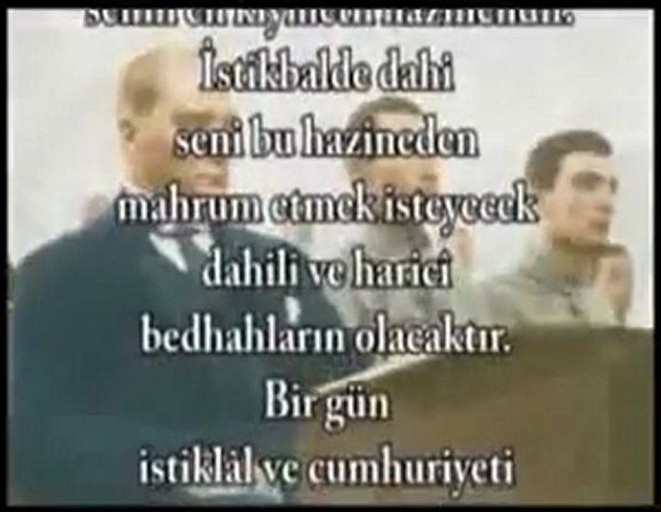 Atatürkün Gençliğe Hitabesi - Rutkay Azizin Sesinden