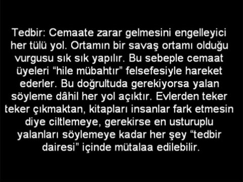 Fethullah Gülen hile mübahtır