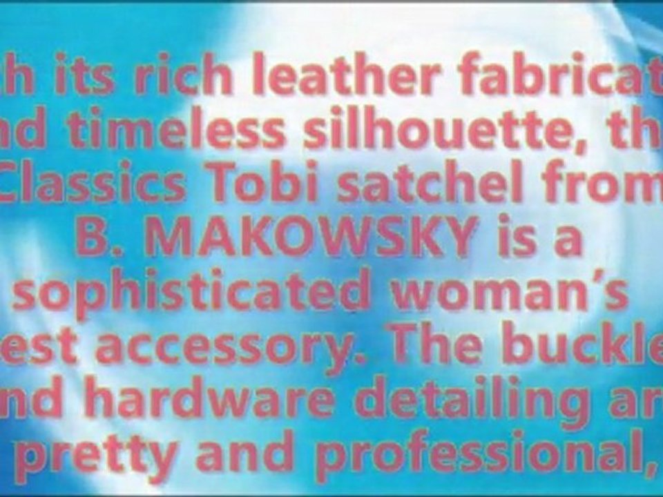 B. MAKOWSKY Classics Tobi Satchel