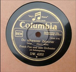 Du schwarzer Zigeuner - Frank Fox Orchester mit Gesang