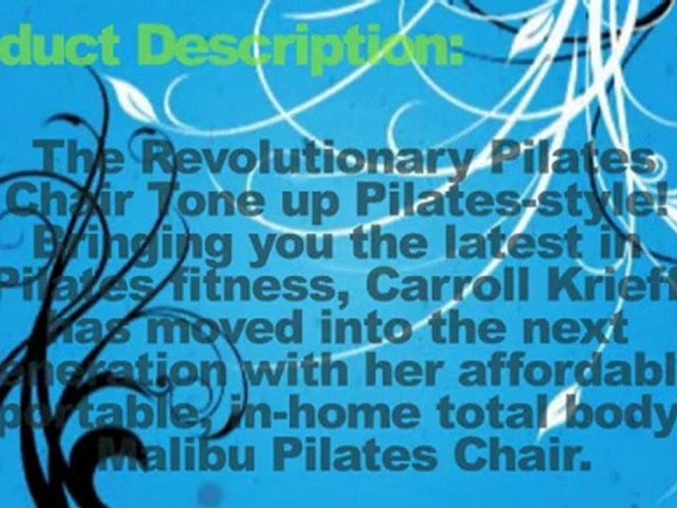 Malibu Pilates Chair with 3 Workout DVDs