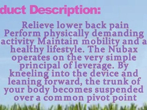 Nubax Trio Back Pain Reliever
