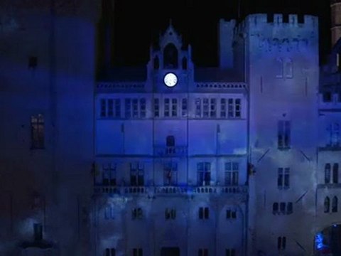 Architectural video projection - Narbonne (France) - Season's Greeting 2011 - part 2/4