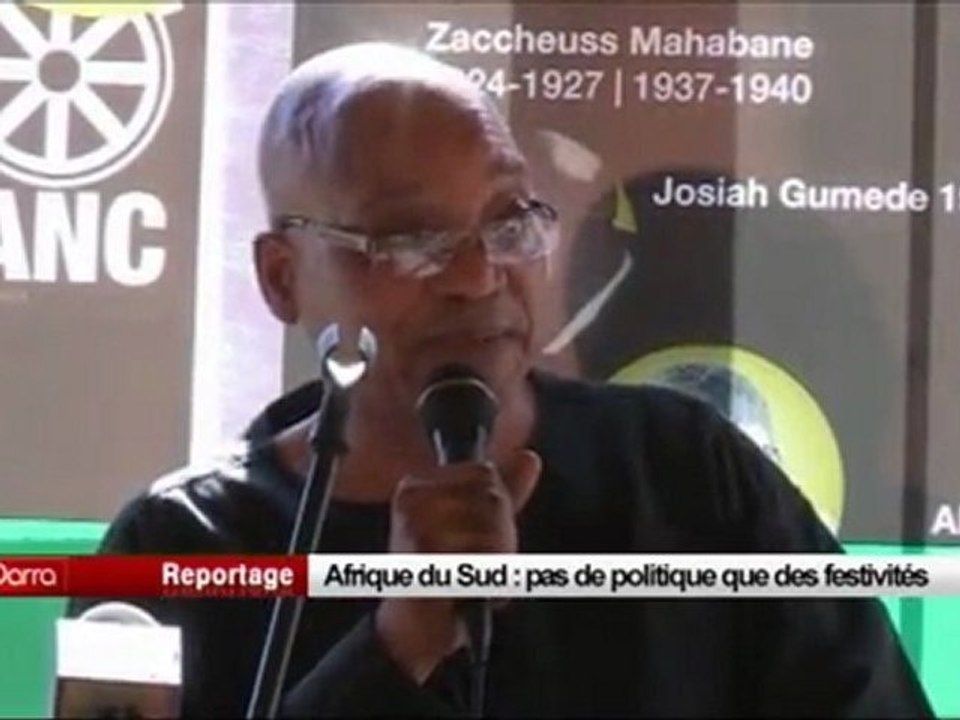 Afrique du Sud, pas de politique que des festivités