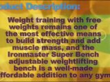 Ironmaster Super Bench Adjustable weight-lifting Bench