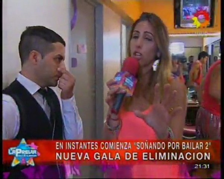 Angel de Brito en la previa de Soñando por Bailar