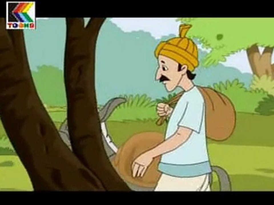 Kids Animation - Gadhav Panyat Basale - Ajobanchya Gosti (Marathi)