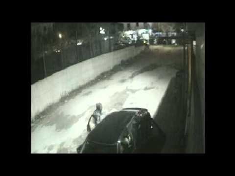 Gricignano (CE) - Nuovo tentativo di furto al negozio Punto Luce - Ladri in azione