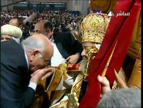 Personnalités présente lors du Noël 2012 - Pape Shenouda III