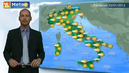Meteo Italia 10/01/2012 - Previsioni by ilMeteo.it