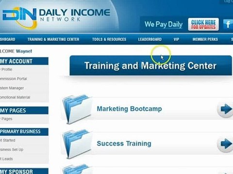 Daily Income Network Tpo 10 Home Business