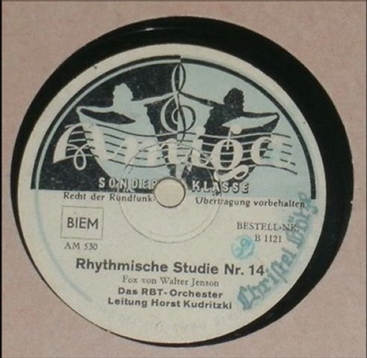 Rhythmische Studie Nr. 14 - RBT Orchester Leitung Horst Kudritzki