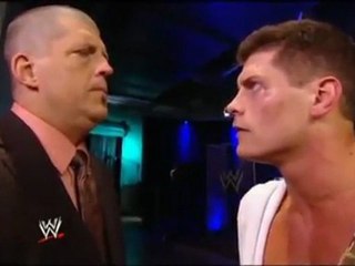 Cody Rhodes & Goldust backstage 1-6-12
