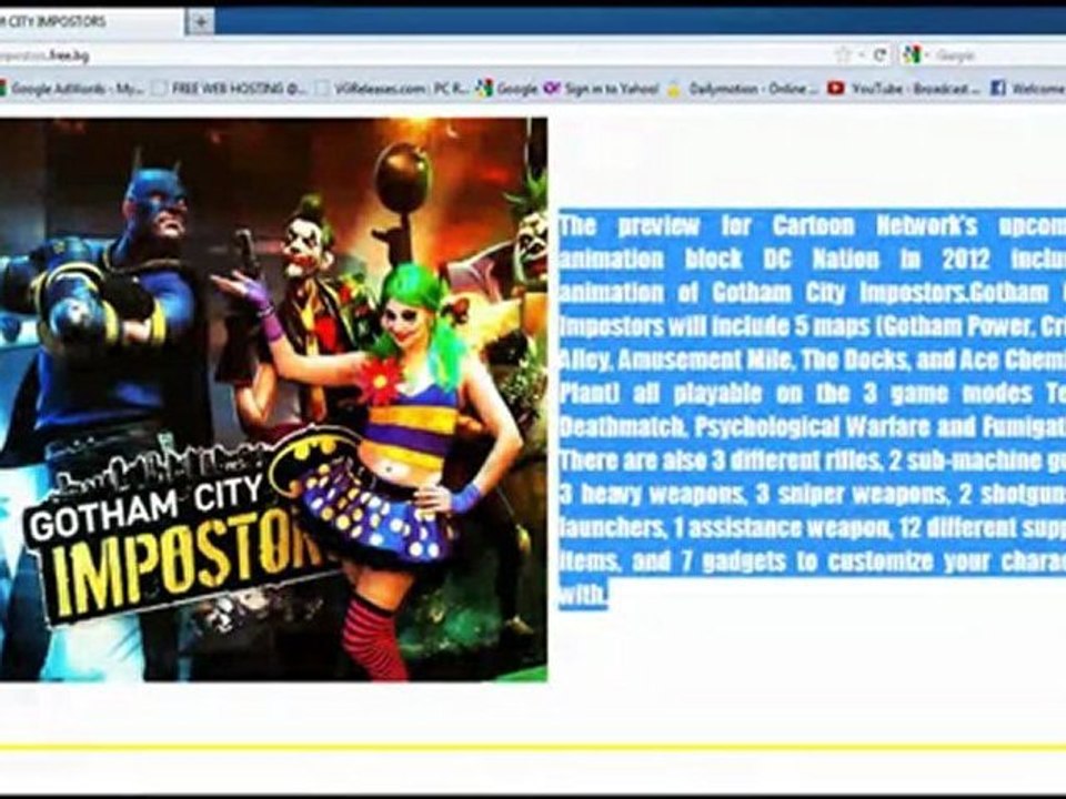 Gotham City Imposters PC Keygen