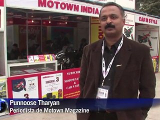 Autos de lujo en el Salón de Nueva Delhi