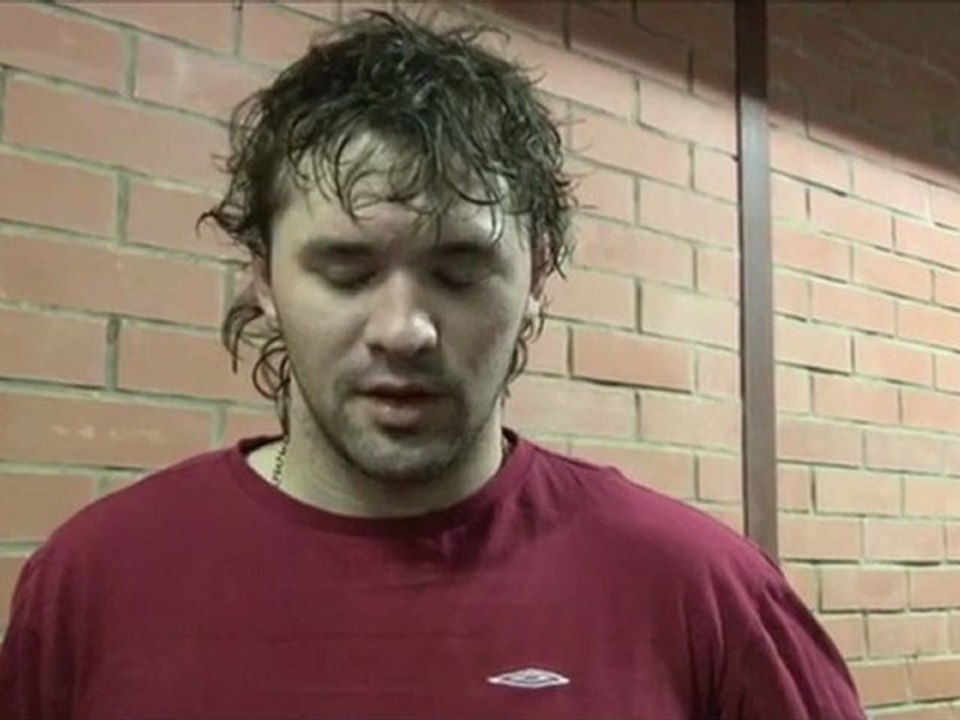 Роман Людучин после игры с к.Атлант 09.01.12.