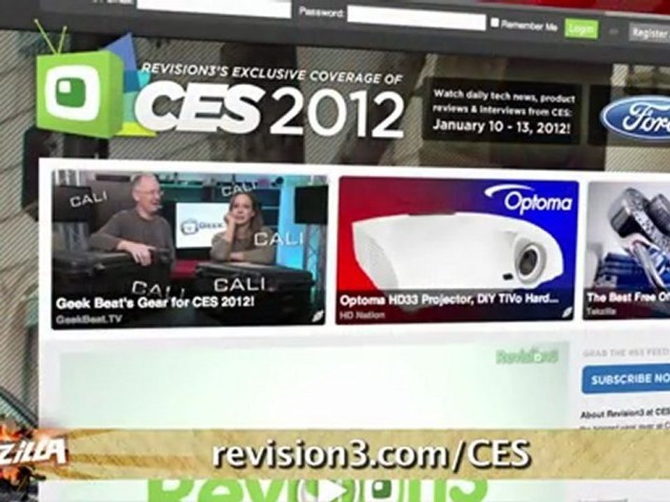 Tekzilla at CES 2012! - Tekzilla Daily Tip