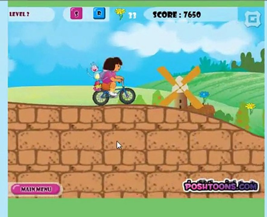 dora bike games level 1 - 3
