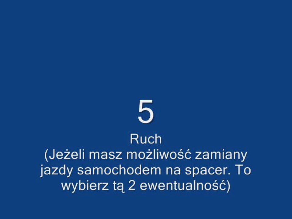 Co utrzyma Cię w zdrowiu?