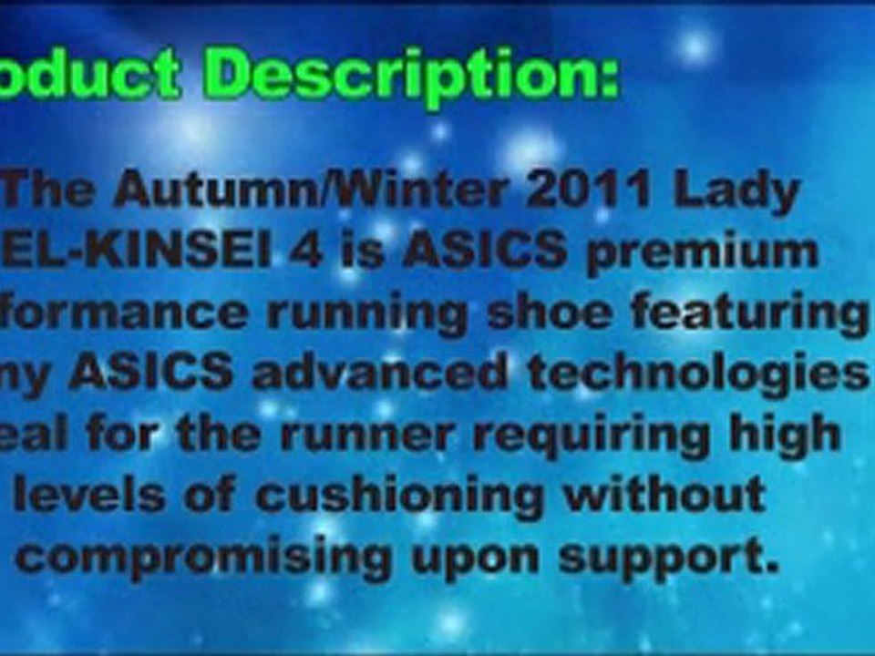 ASICS LADY GEL-KINSEI 4 Running Shoes