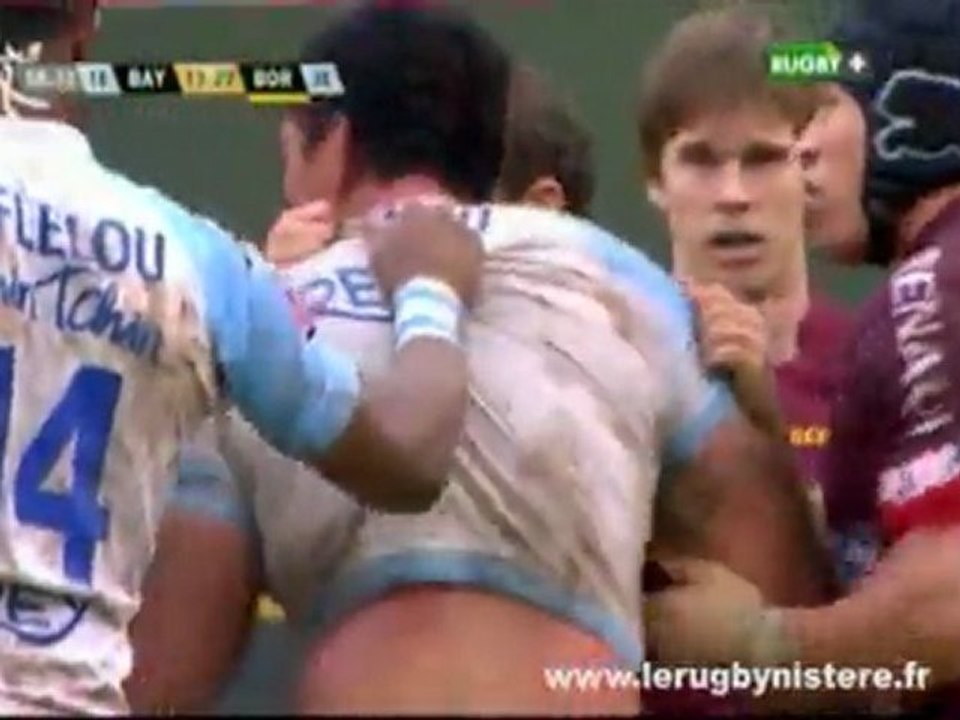 Bagarres bayonne vs Bordeaux