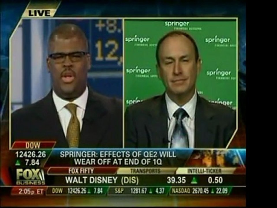 Fox Business News Live with Keith Springer - 2012 Market Predictions