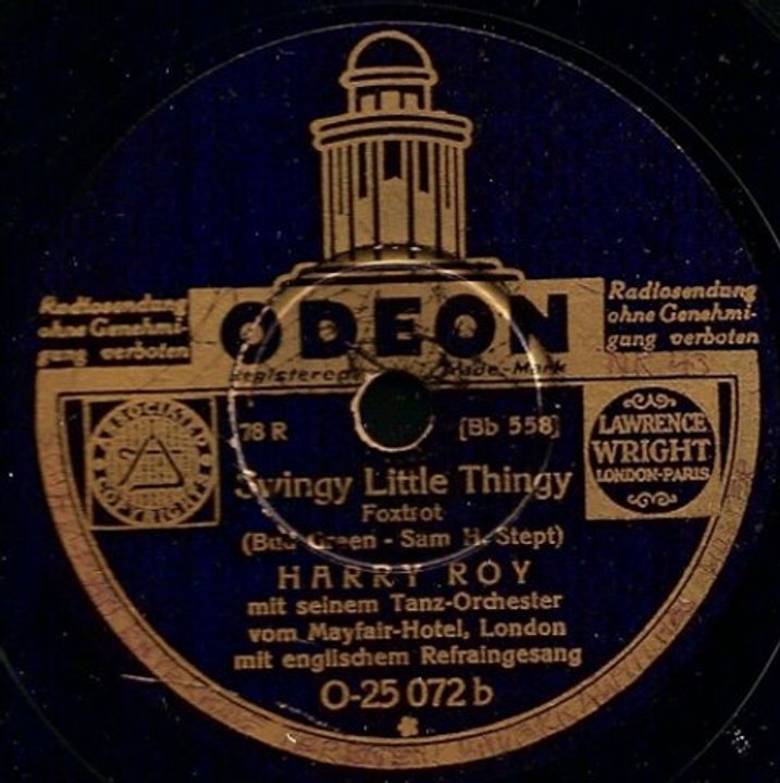 Swingy Little Thingy - Harry Roy Tanz Orchester (Mayfair Hotel London) mit Gesang