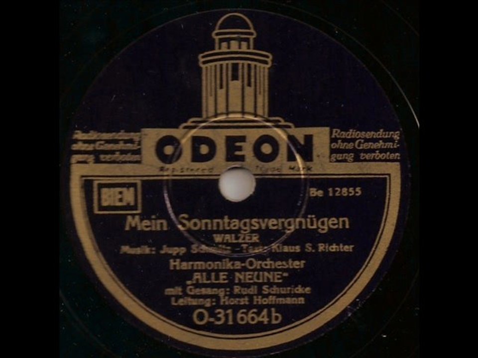 Rudi Schuricke Mein Sonntagsvergnügen