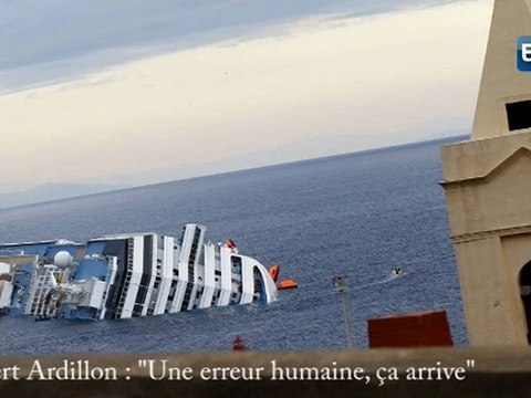 Concordia : une erreur humaine, ça peut arriver