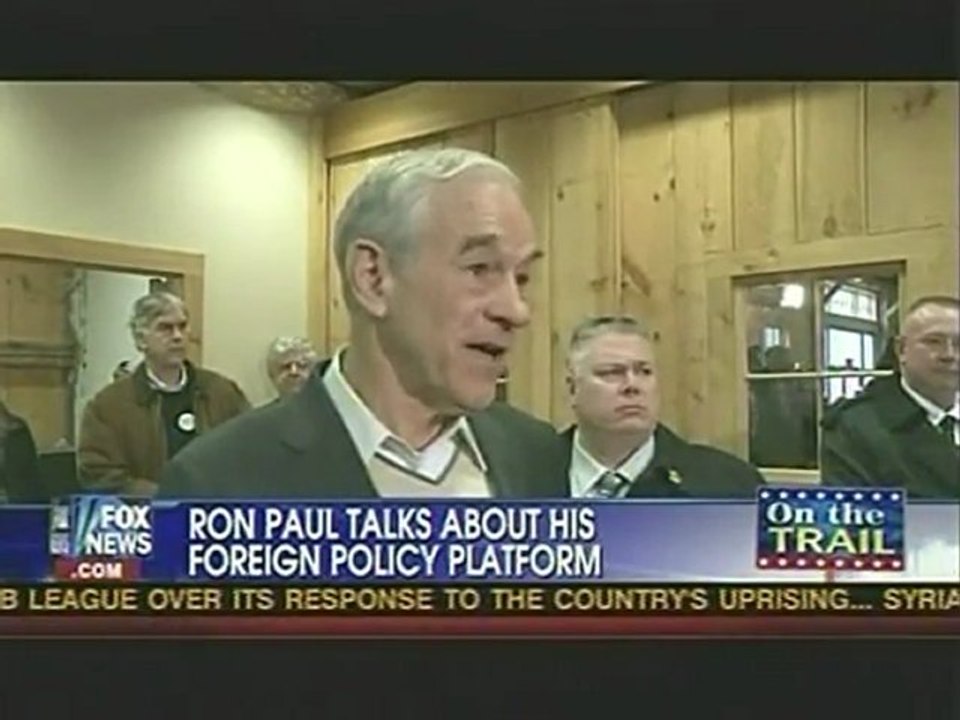 Ron Paul Interview On Fox's Off The Record "I'm In This, I'm a contender" 'you're A Rock star'