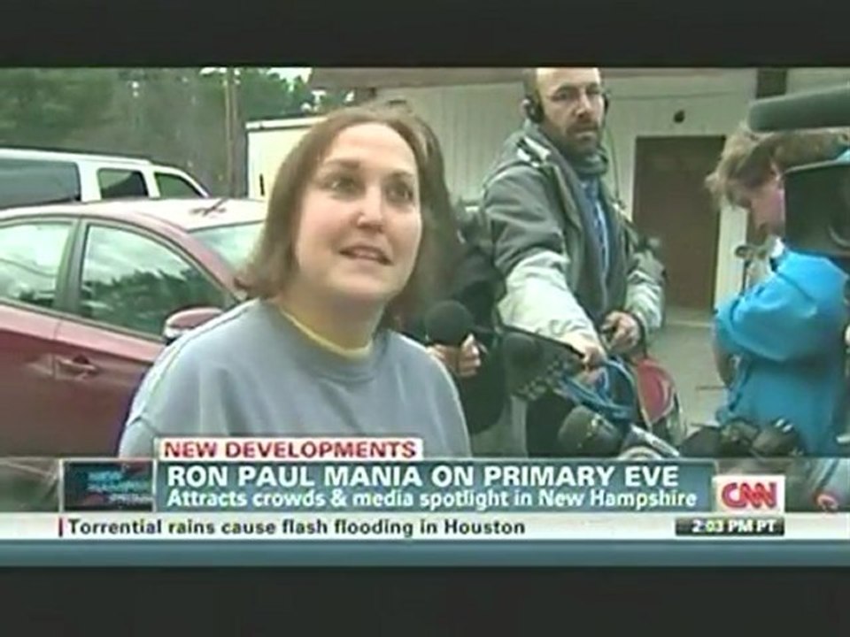 Ron Paul Mania In New Hampshire And Dana Bash Is No Reporter