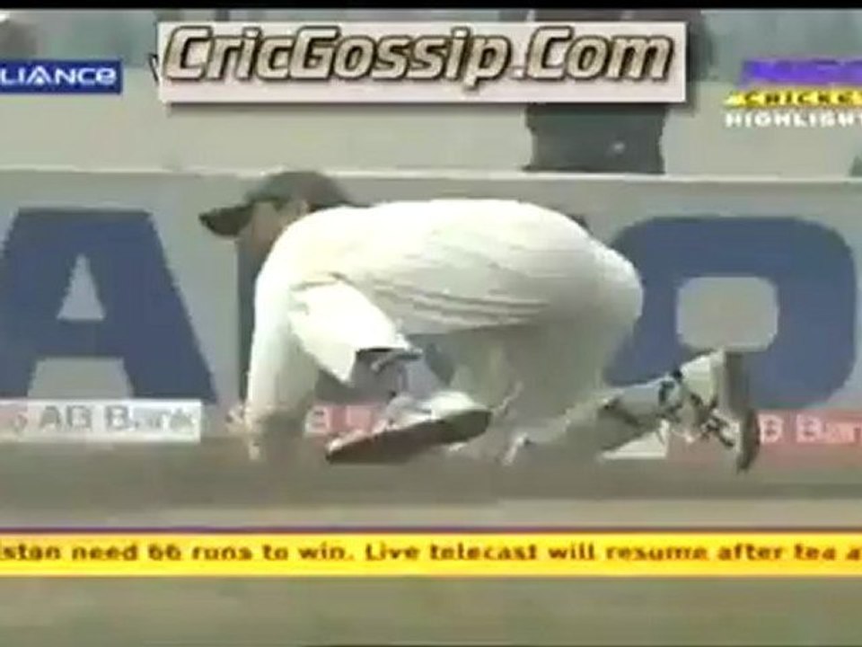 nice catch by a player