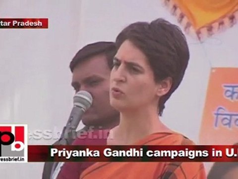 Priyanka Gandhi Election Campaigns in U.P. Part 40
