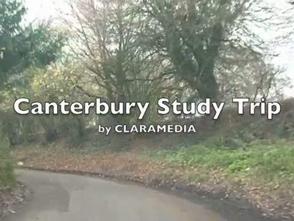 Canterbury Study Trip - Dec. 2011