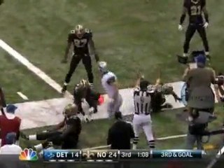 Highlights - New Orleans Saints 45 - Detroit Lions 28. January 2012