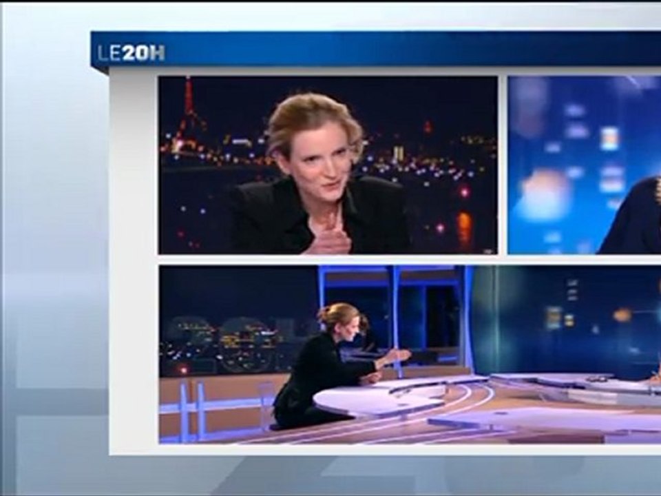Quand Nathalie  Kosciusko-Morizet humilie  Laurence Ferrari en direct