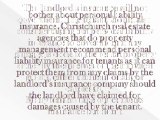 Rental Property Insurance Essential for both Landlords and Tenants