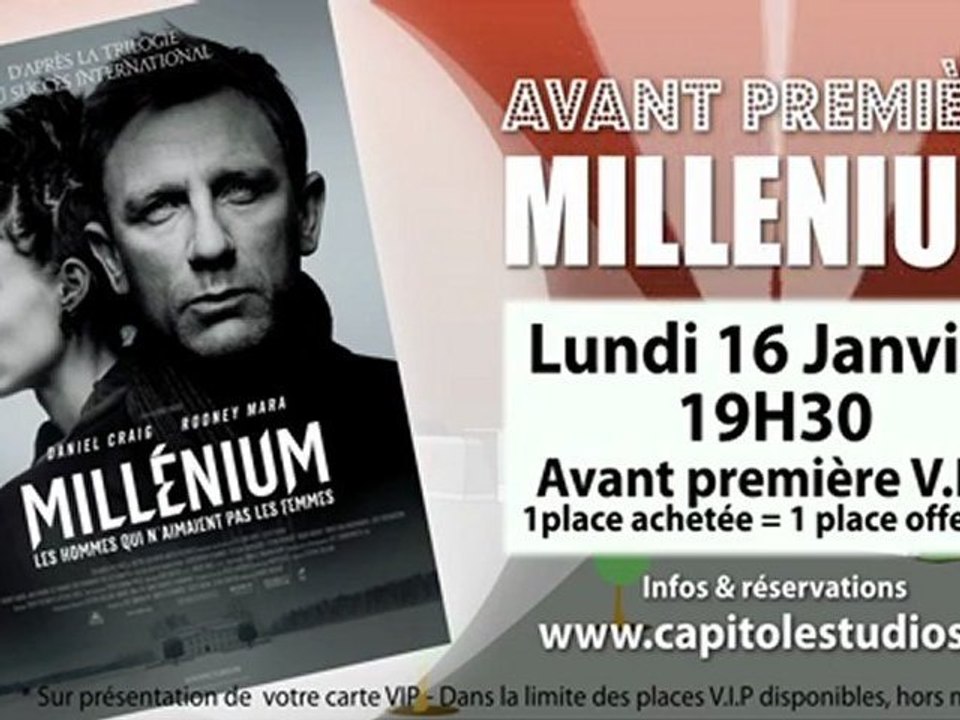 Avant-première Millenium au Capitole Studios Le Pontet