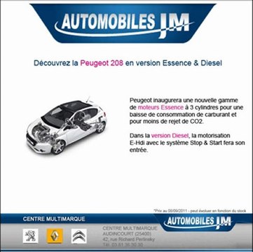 mandataire peugeot 208 - automobiles JM