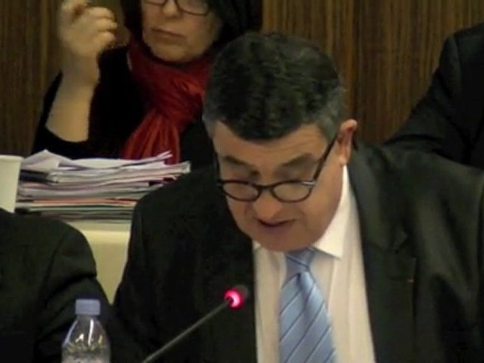 Intervention de Thierry Philip sur la friche RVI lors du conseil du 9 janvier 2012