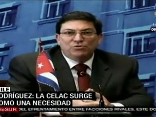 Rodríguez: Celac surge como necesidad regional