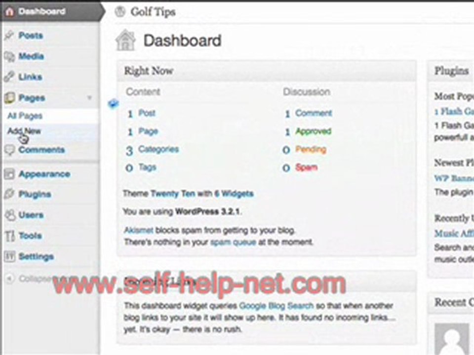 How To Create New Pages