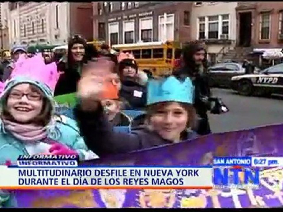 La "Gran Manzana" celebra el día de los Reyes Magos con un multitudinario desfile